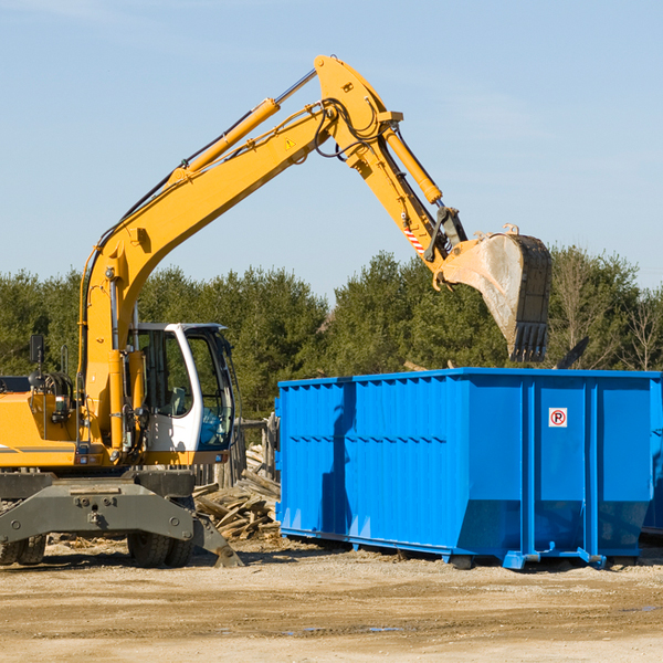 what are the rental fees for a residential dumpster in Eveline